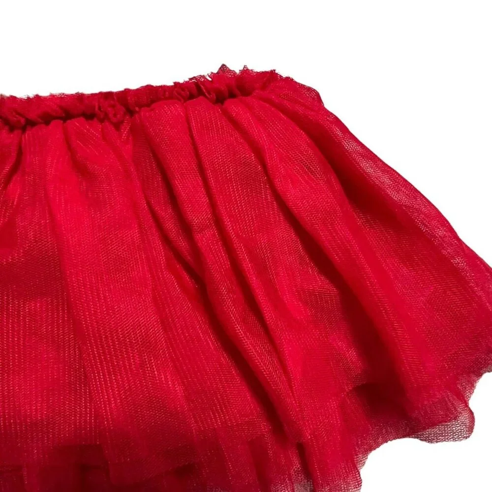 NEW Children's Place 0-6m Red Tulle Skirt